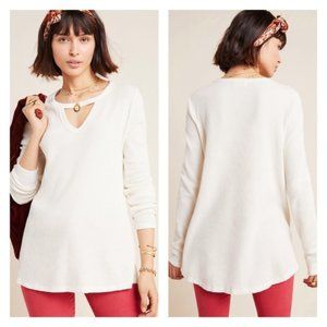 Anthropologie | NWT Nadia Waffle Tunic Top